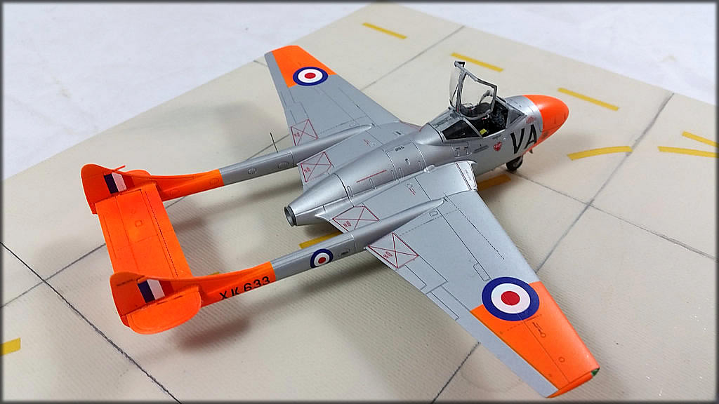 DH Vampire T-11 – “Pelican Red” RAF